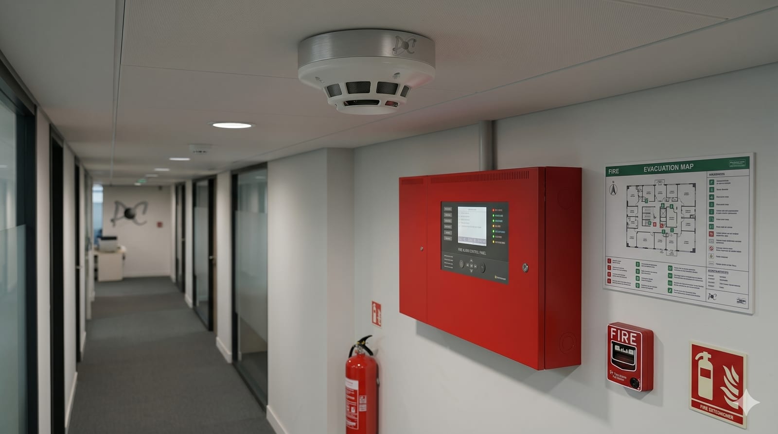 Detección de Incendio y Alarmas